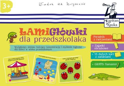 Kapitan Nauka. Łamigłówki dla przedszkolaka (3+)