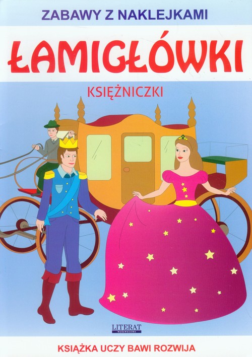 Łamigłówki Księżniczki Zabawy z naklejkami