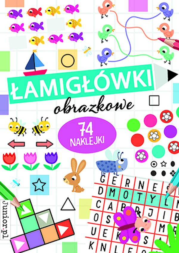 Łamigłówki obrazkowe z naklejkami