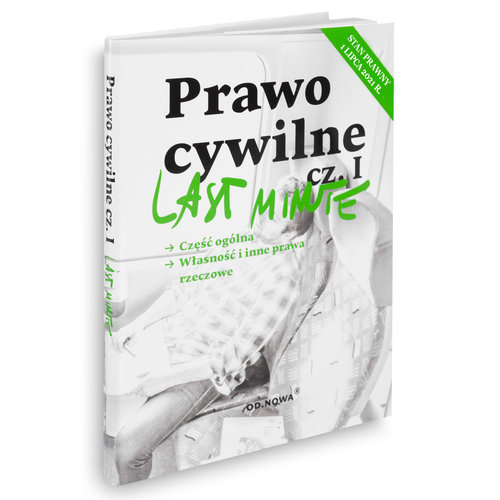 Last Minute Prawo Cywilne Część 1 2021