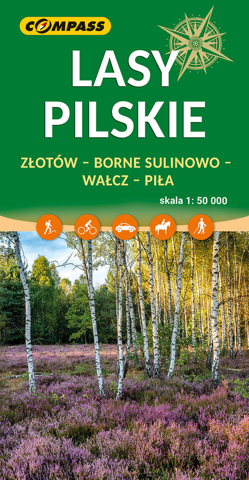 Lasy Pilskie 1:50 000