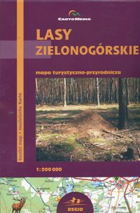 Lasy zielonogórskie Mapa turystyczno-przyrodnicza 1:200 000