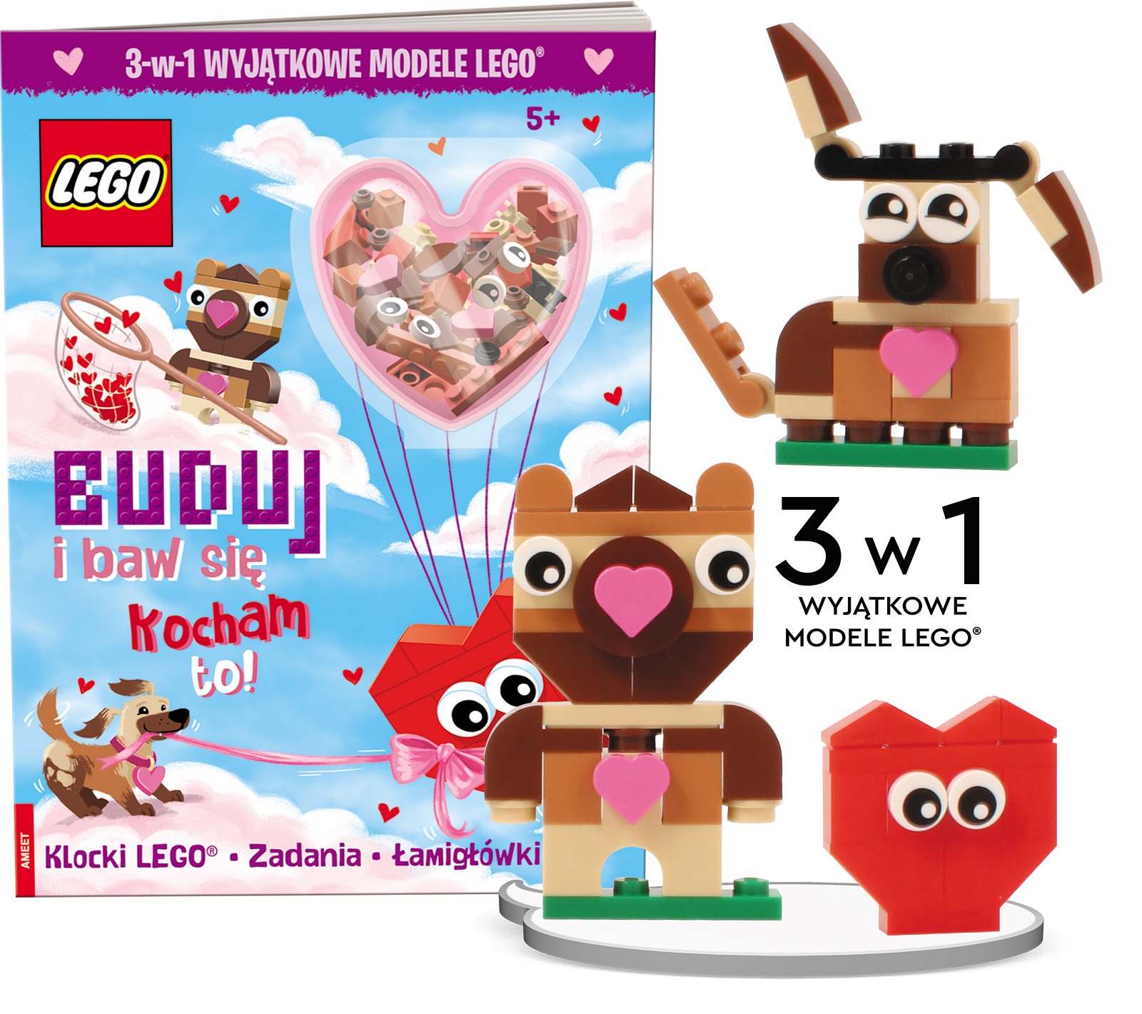 Lego Books Buduj i baw się Kocham to