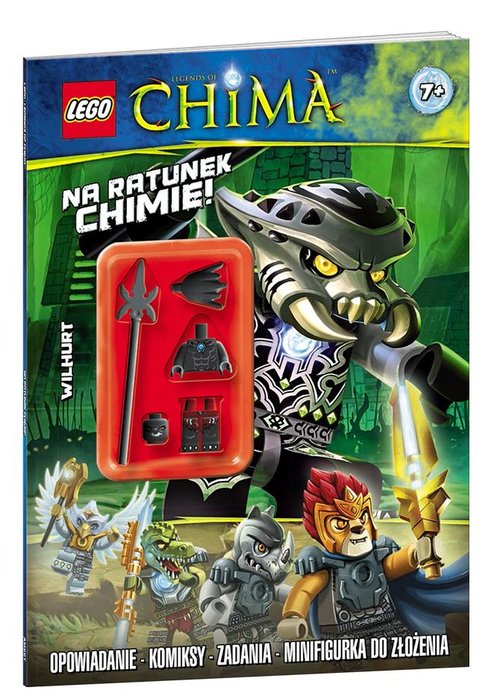 LEGO Legends of Chima. Na ratunek Chimie. Opowiadanie, komiksy, zadania, minifigurka (7+)