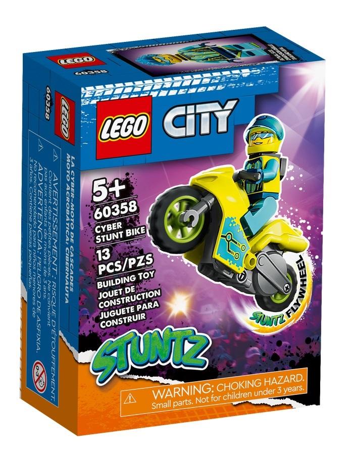 LEGO City Cybermotocykl kaskaderski 60358