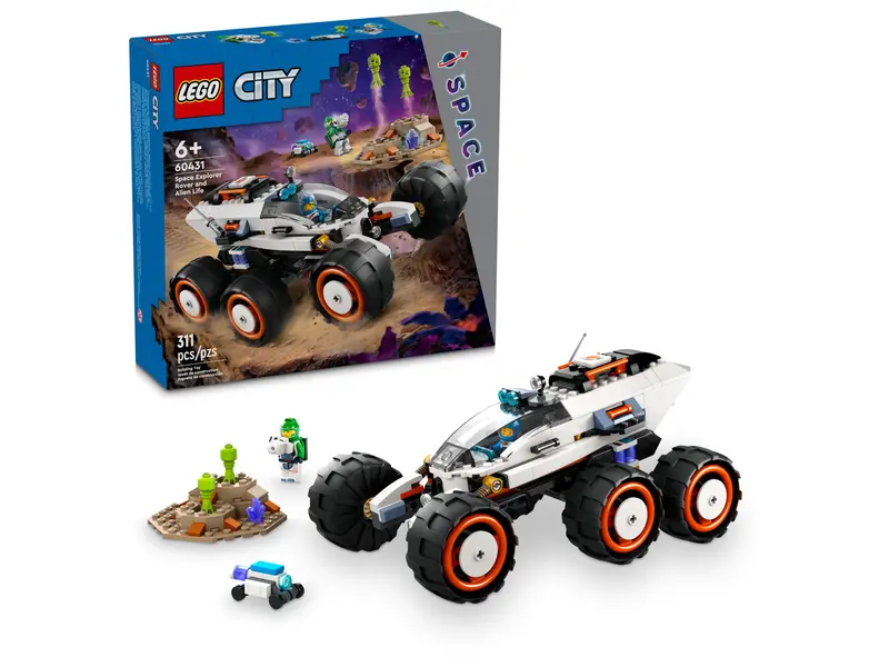 Lego City Kosmiczny Łazik i badanie życia w kosmosie 60431