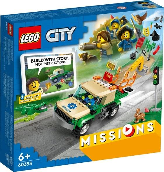 LEGO City Misje ratowania dzikich zwierząt 60353