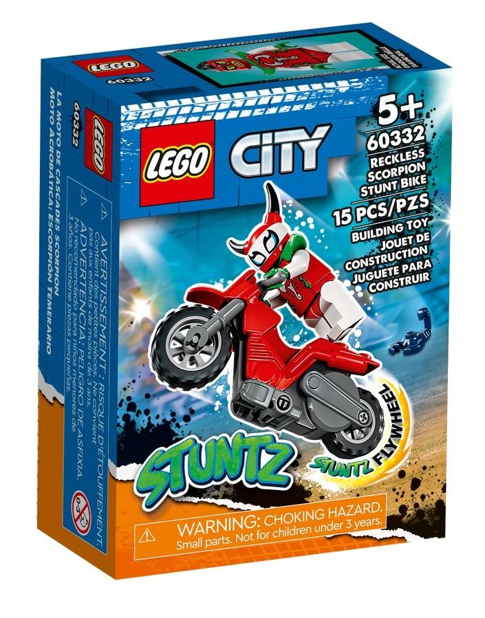LEGO City Motocykl kaskaderski brawurowego skorpiona 60332