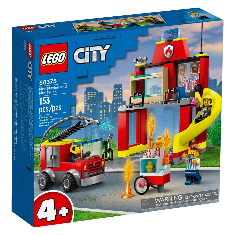LEGO City Remiza strażacka i wóz strażacki 60375