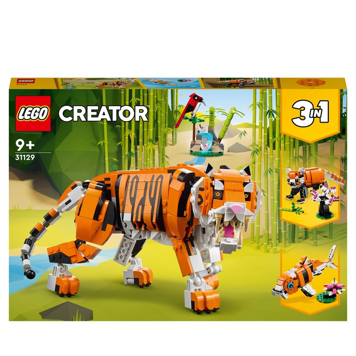 Lego Creator 3w1 Majestatyczny Tygrys 31129