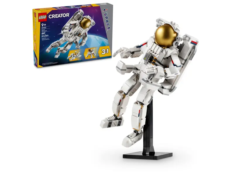 Lego Creator 3w1 Space Astronauta 31152