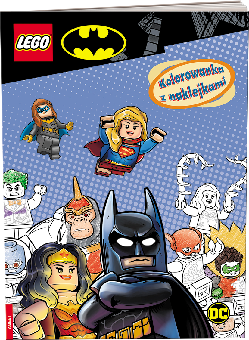 Lego Dc Comics Kolorowanka z naklejkami