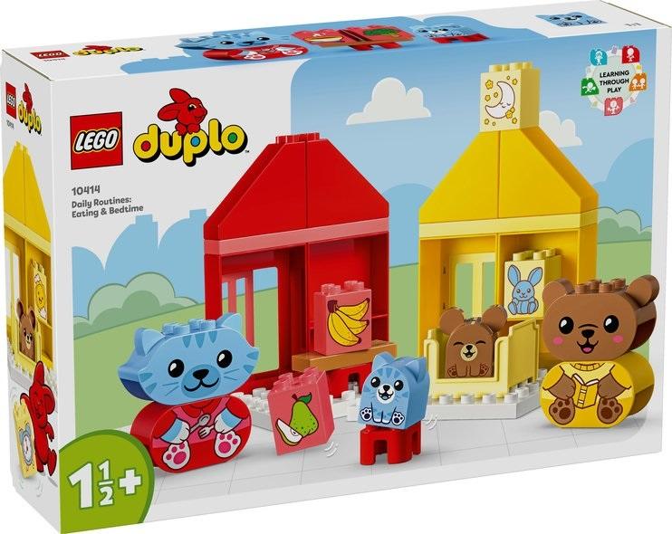 Lego Duplo Codzienne czynności jedzenie i pora snu 10414