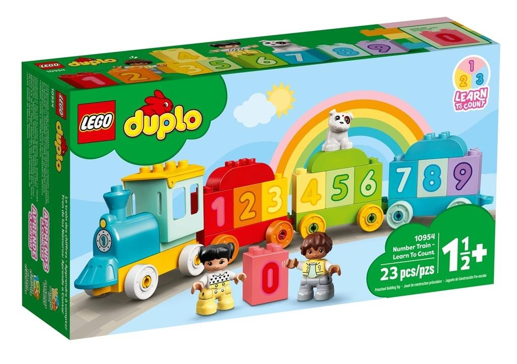 Lego Duplo Pociąg z cyferkami nauka liczenia 10954
