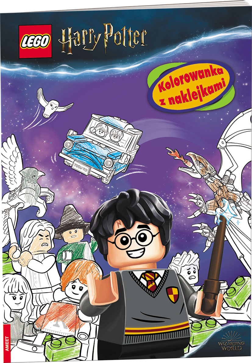 Lego Harry Potter Kolorowanka z naklejkami