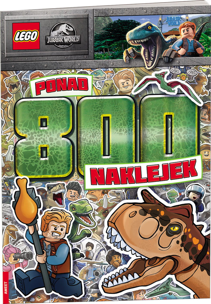 Lego Jurassic World Ponad 800 naklejek