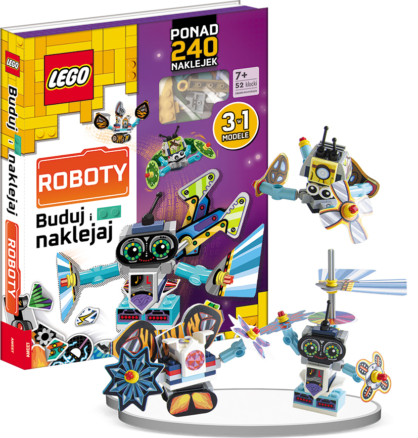 Lego Master Brand Buduj i naklejaj Roboty