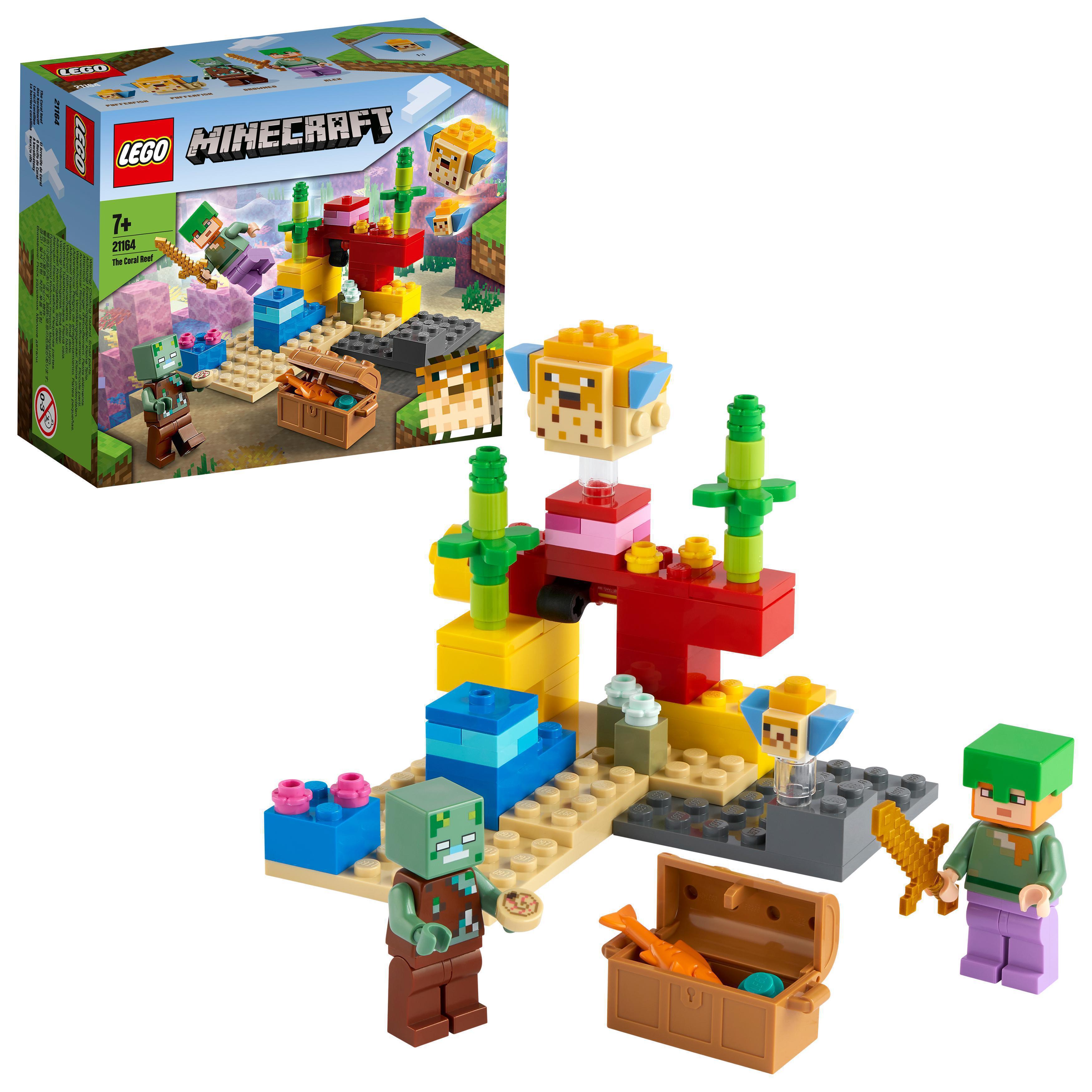 LEGO Minecraft klocki Rafa koralowa 21164