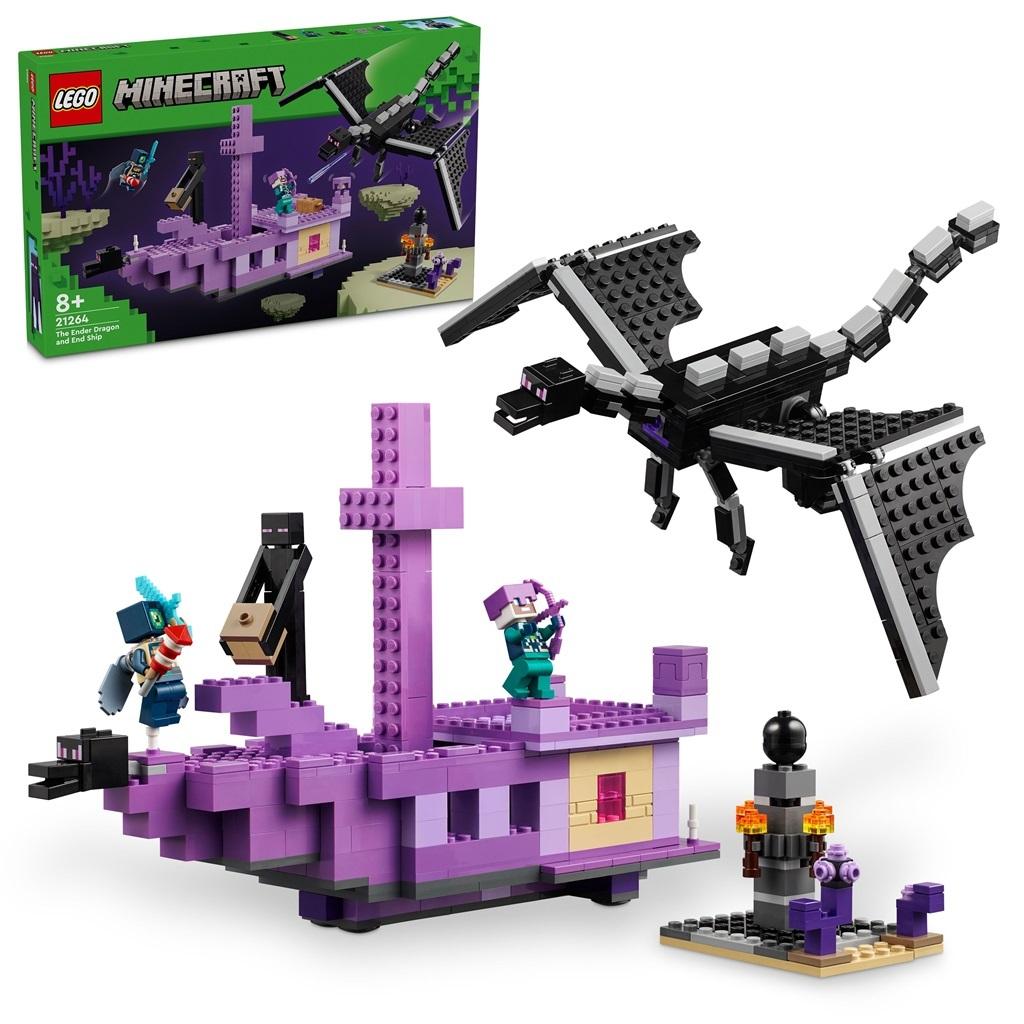 Lego Minecraft Smok Kresu i statek Kresu 21264