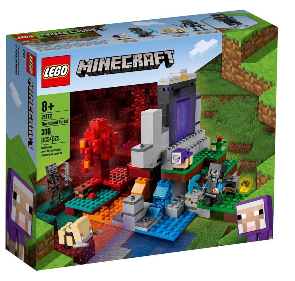 LEGO Minecraft Zniszczony portal 21172