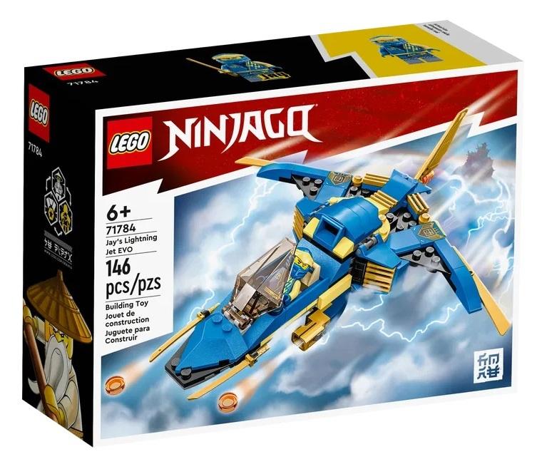 LEGO NINJAGO Odrzutowiec ponaddźwiękowy Jay'a EVO 71784