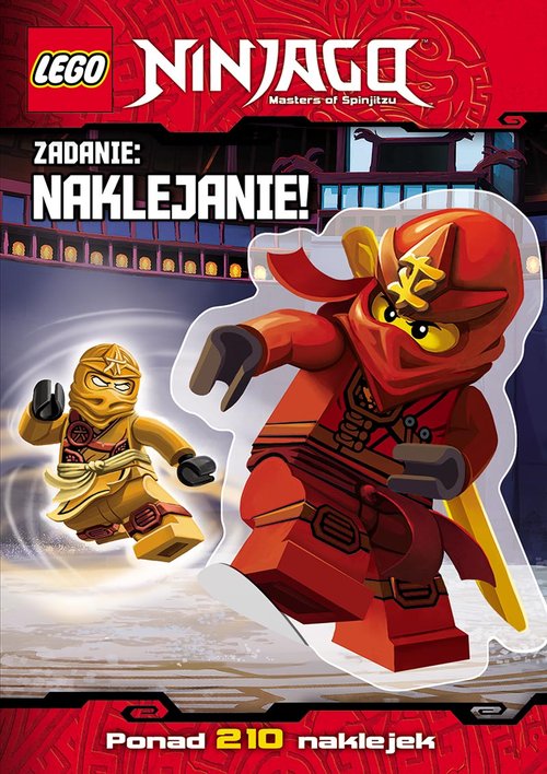 LEGO Ninjago. Zadanie: naklejanie! + 200 naklejek