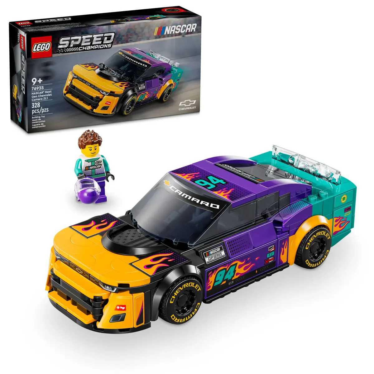 Lego Speed Champions Nascar Next Gen Chevrolet Camaro ZL1 76935