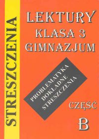 Lektury klasa 3B gimnazjum
