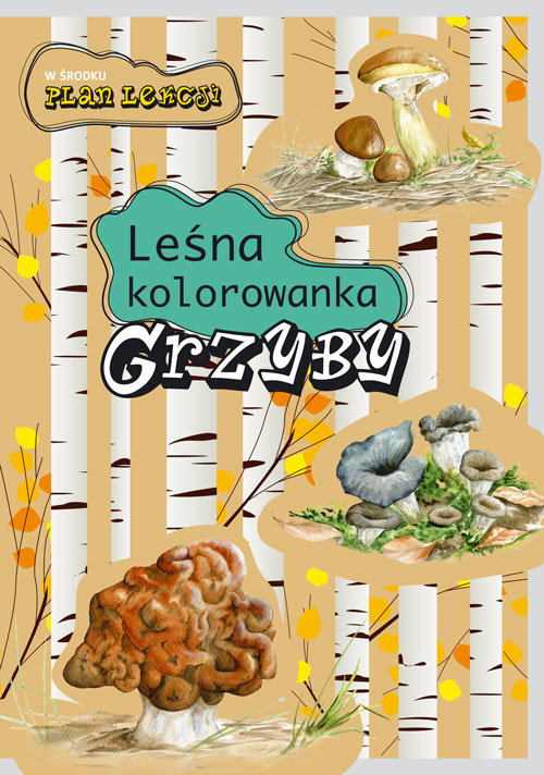 Leśna kolorowanka Grzyby