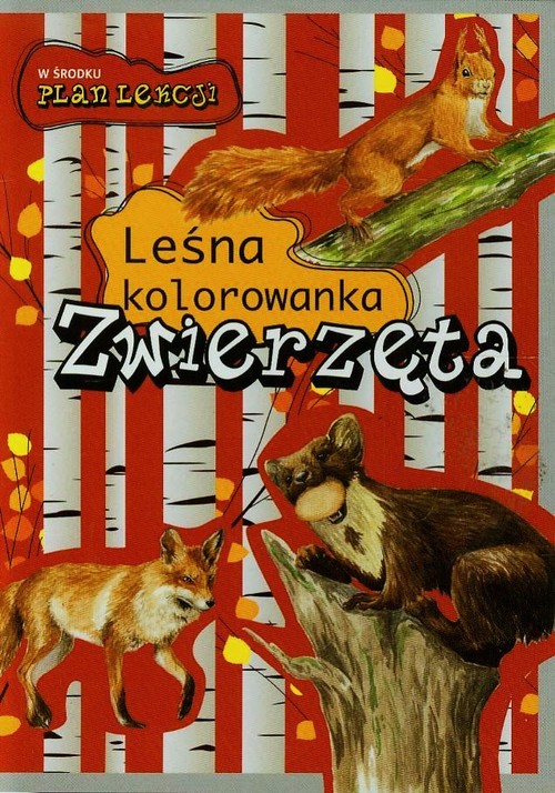 Leśna kolorowanka. Zwierzęta