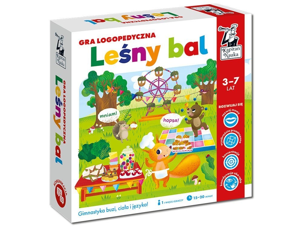 Leśny bal Gra logopedyczna Kapitan Nauka