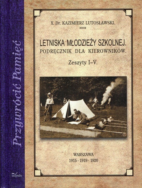 Letniska młodzieży szkolnej Podręcznik dla kierowników