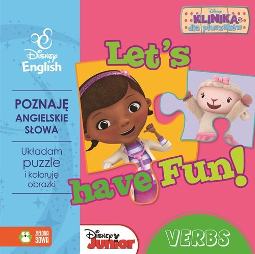 Disney English. Disney Klinika dla pluszaków. Let's have Fun! Verbs + puzzle