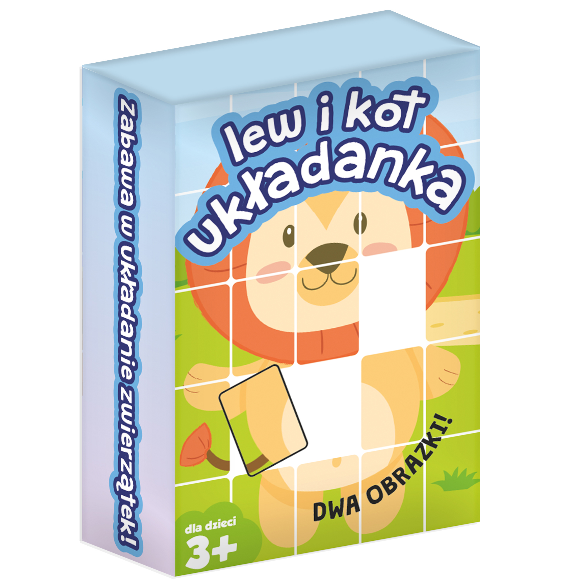 Lew i kot układanka