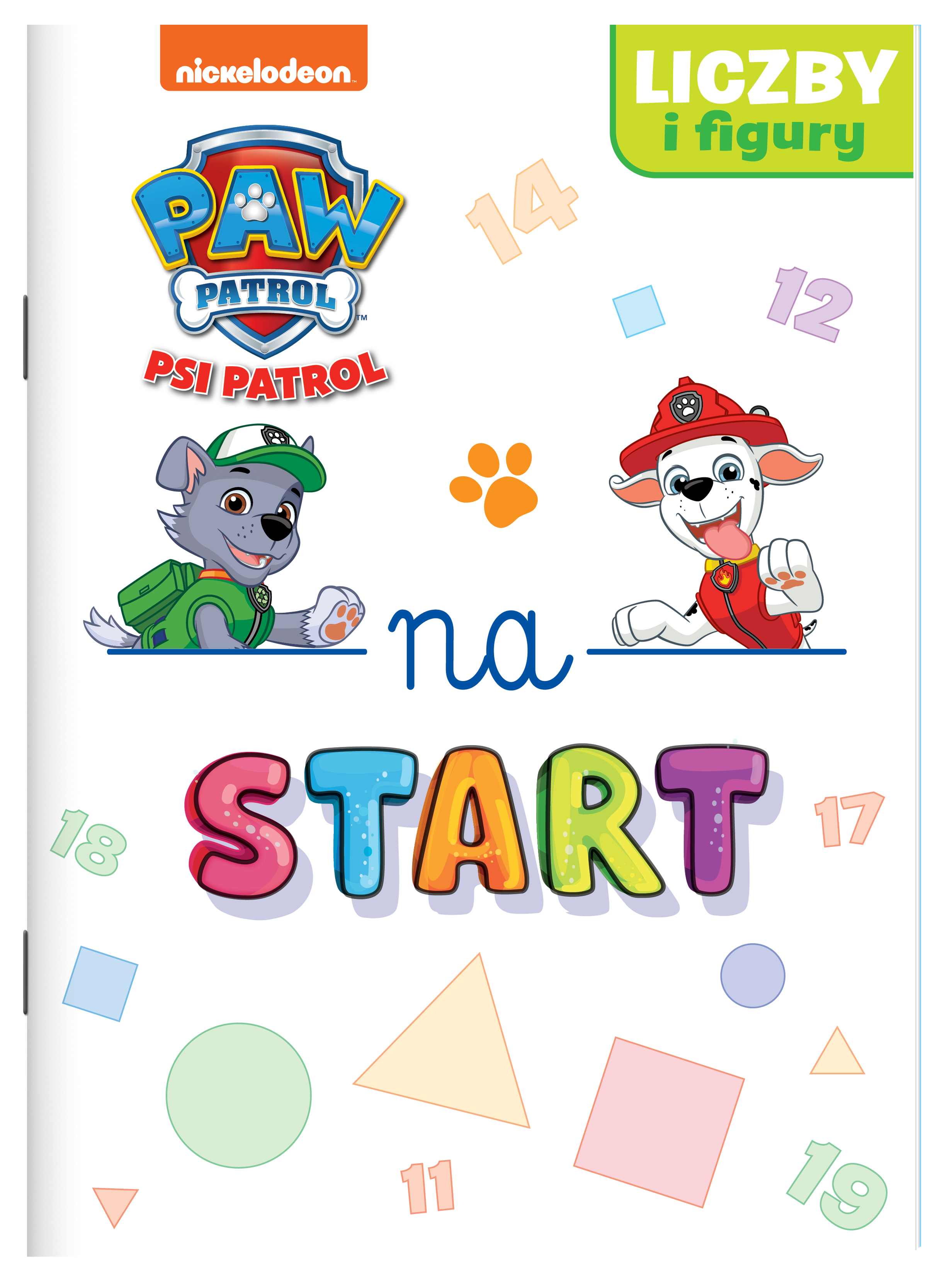 Liczby i figury... Psi Patrol. Na start