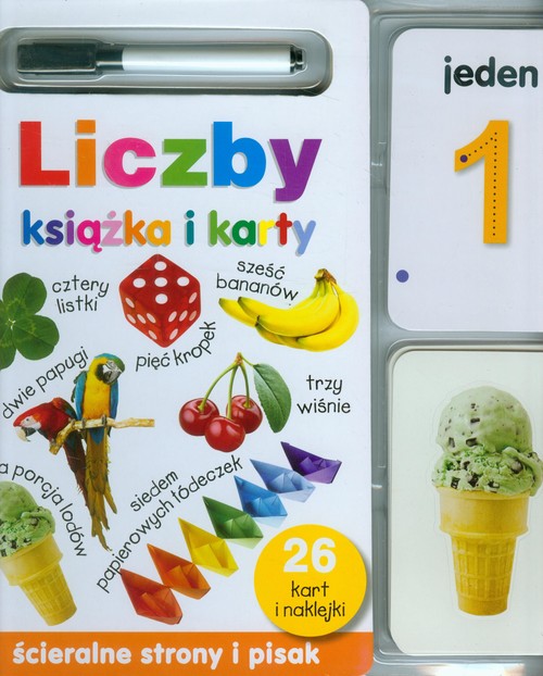 Liczby. Książka i karty