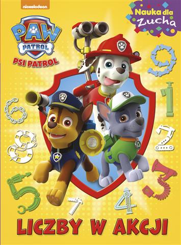 Liczby w akcji Psi Patrol nauka dla zucha
