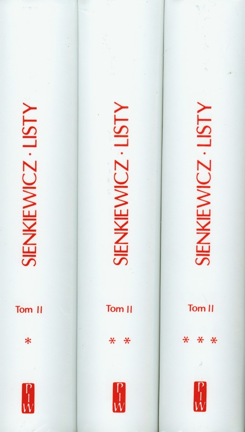 Listy. Sienkiewicz. Tom 2 części: 1,2,3 (komplet)