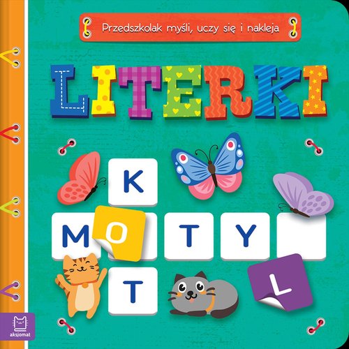 Literki Przedszkolak myśli, uczy się i nakleja
