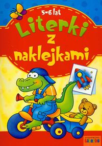 Literki z naklejkami 5-6 lat