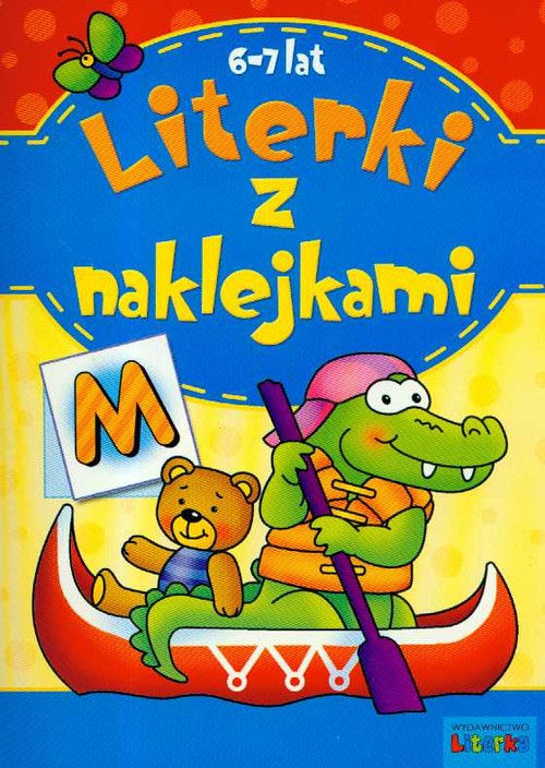 Literki z naklejkami 6-7 lat