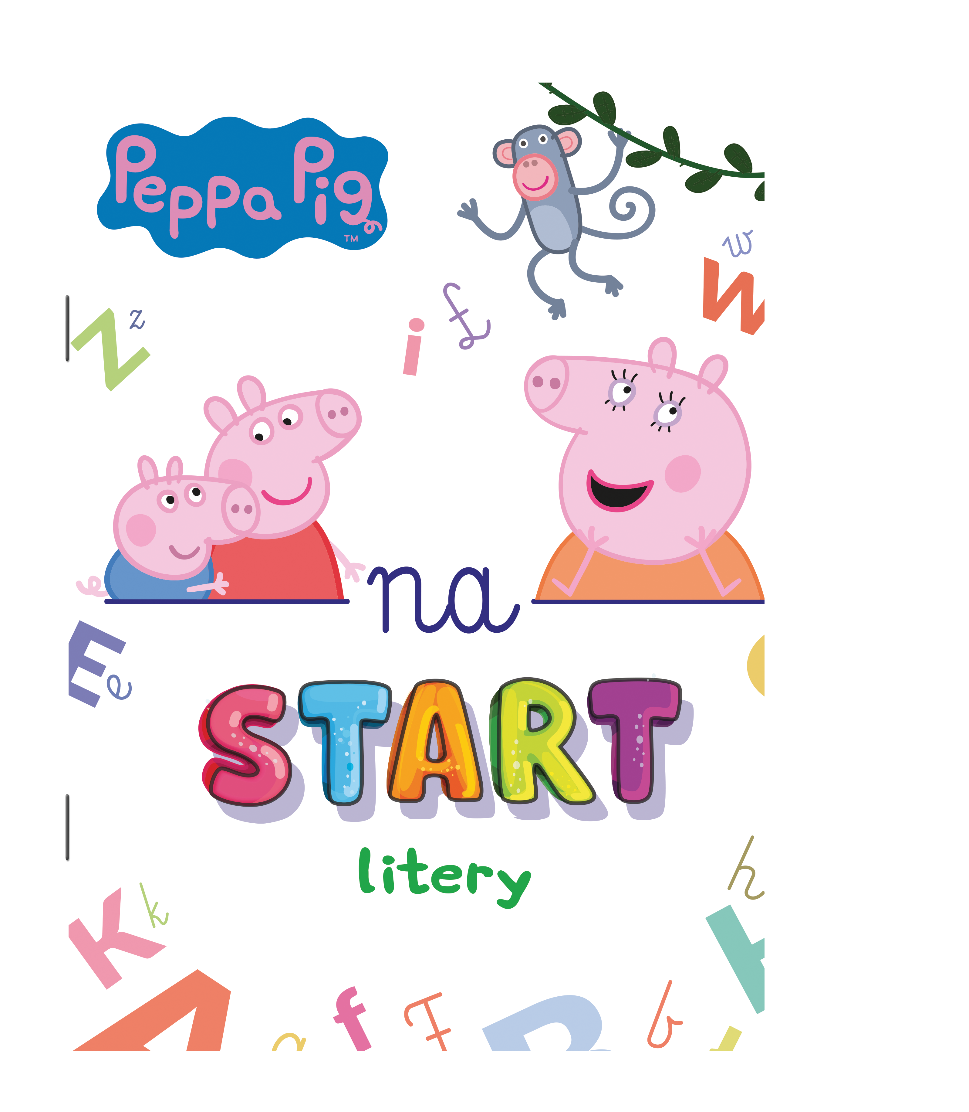 Litery. Na start…  Świnka Peppa