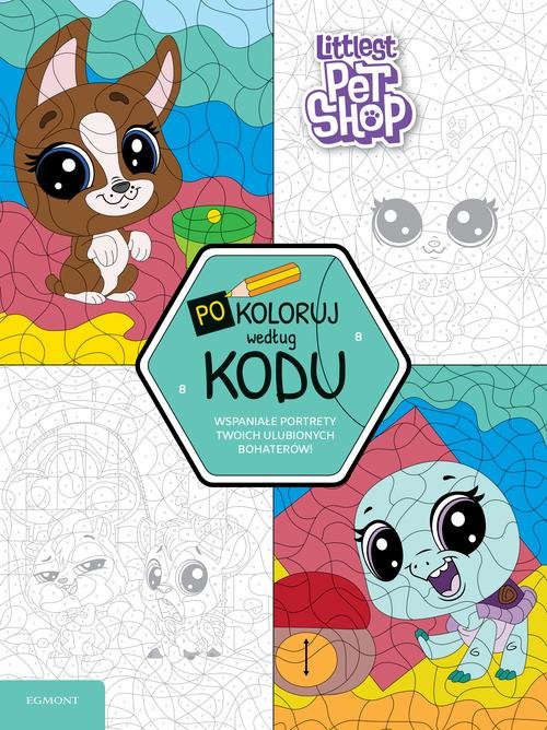 Littlest Pet Shop Pokoloruj według kodu