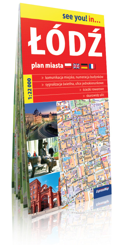 Łódź see you! in... papierowy plan miasta