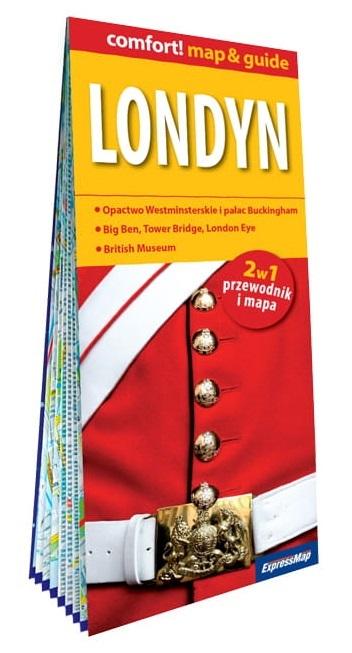 Londyn laminowany map&guide (2w1: przewodnik i mapa)