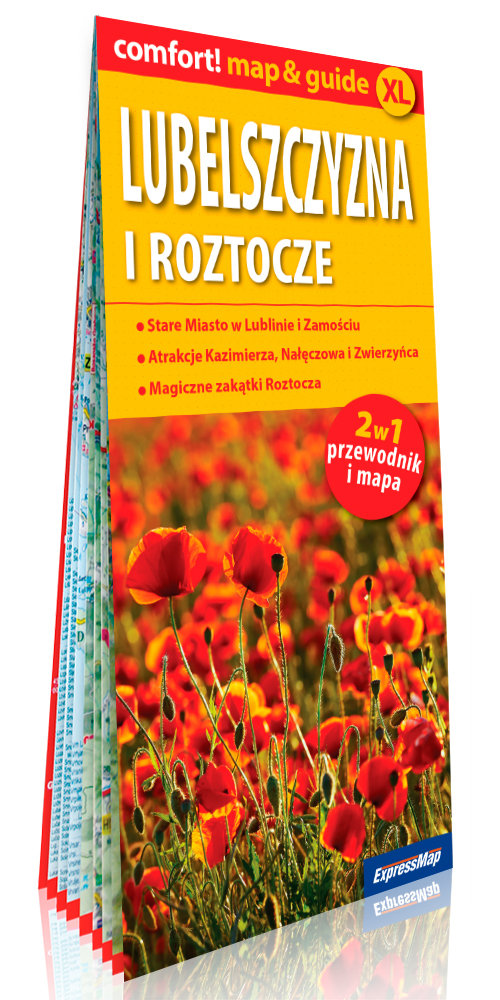 Lubelszczyzna i Roztocze laminowany map&guide 2w1 przewodnik i mapa