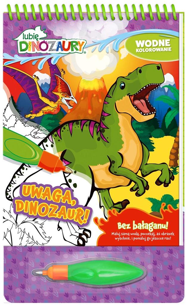 Lubię Dinozaury Wodne kolorowanie Uwaga, Dinozaur!
