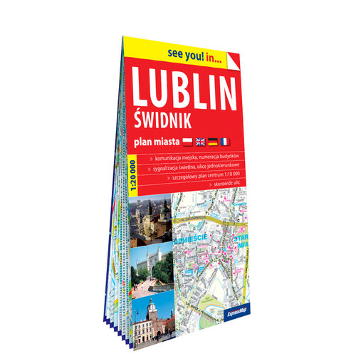 Lublin i Świdnik plan miasta 1:20 000