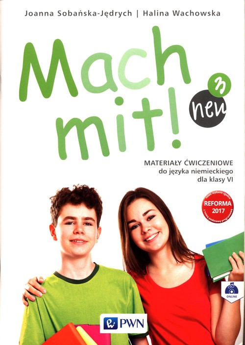 Mach mit! neu 3 Materiały ćwiczeniowe do języka niemieckiego dla klasy 6