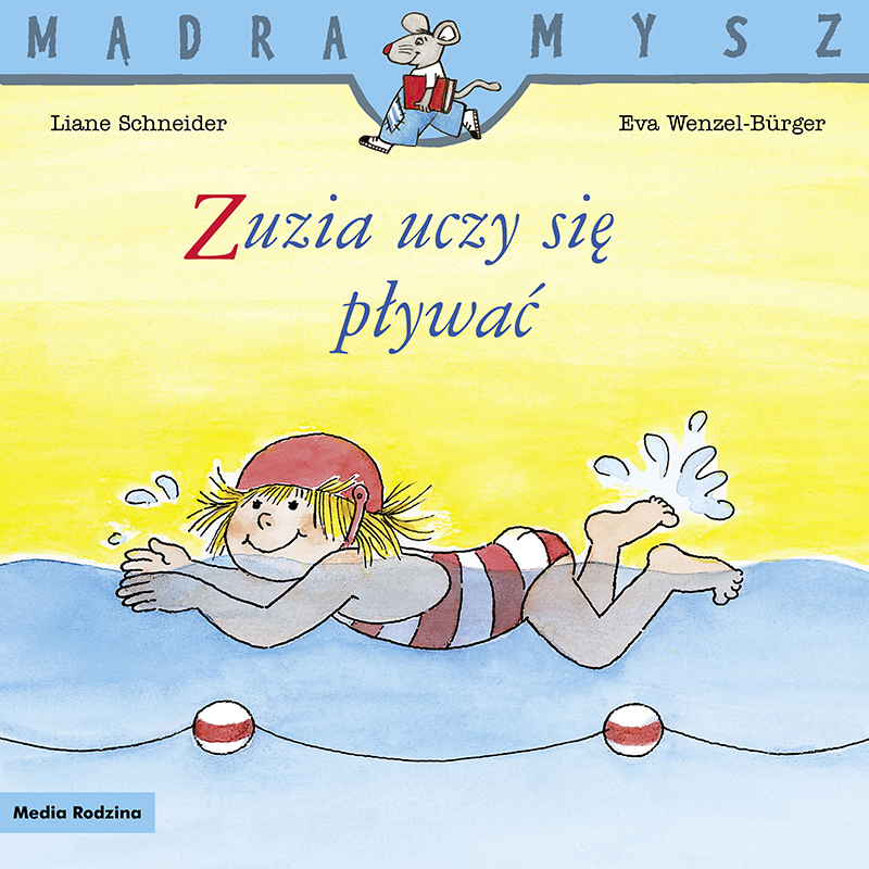 Mądra Mysz Zuzia uczy się pływać